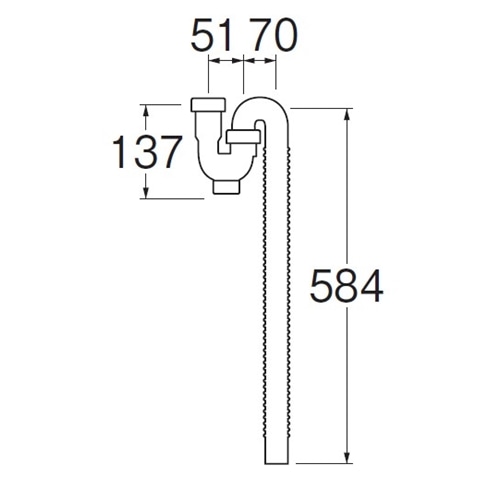 SANEI トラップ用ジャバラH781-1