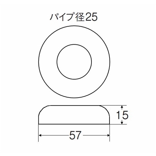 SANEI ワン座金H70-57-25X57X15