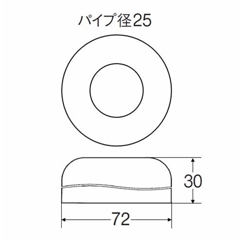 SANEI ワン座金H70-57-25X72X30