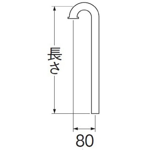 SANEI ＳパイプH70-66-38X500 38Ｘ500mm