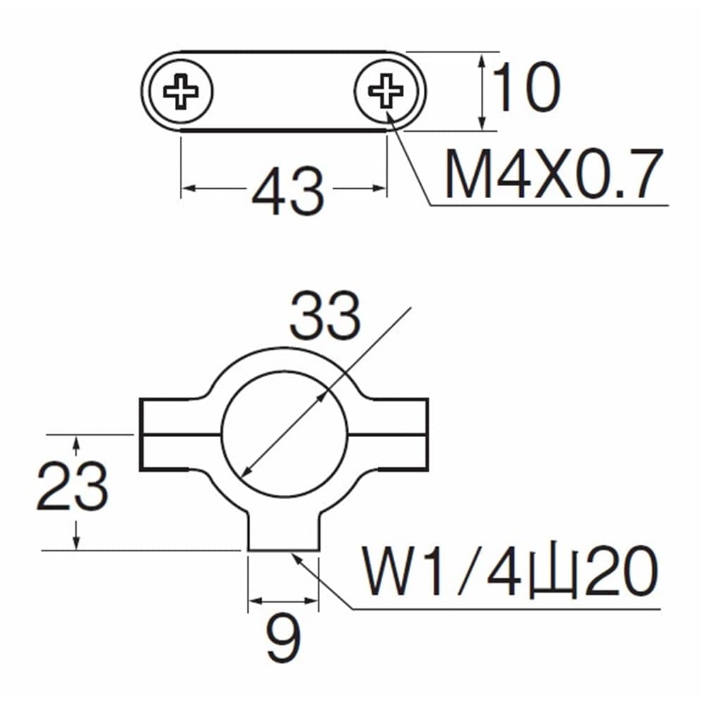 SANEI 止メ金具H861-32.5