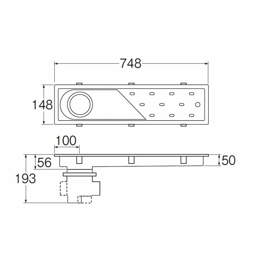 上品】 三栄水栓 SANEI バス用品 空調通気用品 排水ユニット 浴室排水ユニット H903-600