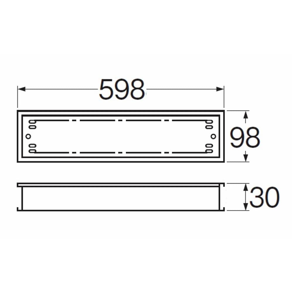 SANEI 排水溝（浅型）H907-S-100X600 98Ｘ598mm