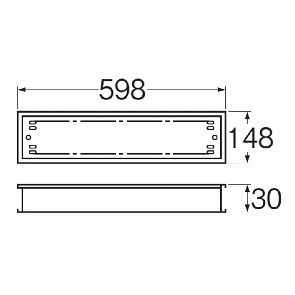 SANEI 排水溝（浅型）H907-S-150X600 148Ｘ598mm
