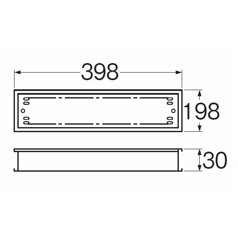 SANEI 排水溝（浅型）H907-S-200X400 198Ｘ398mm