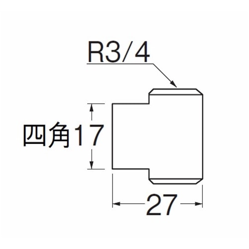 SANEI ステンレスプラグJTS760-20 R3/4