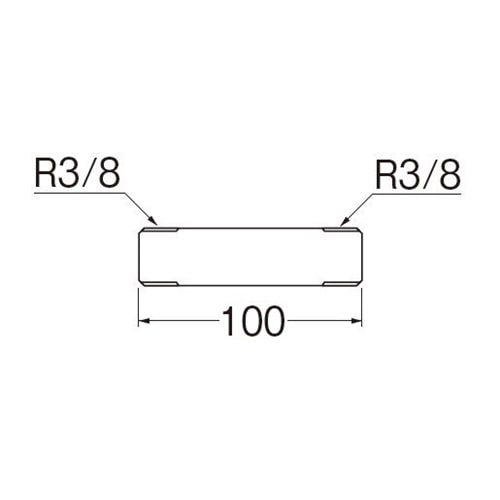 SANEI ステンレス長ニップルJTS205L-10X100 長さ100mm
