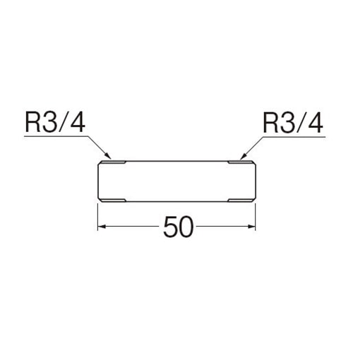 SANEI ステンレス長ニップルJTS205L-20X50 呼び20Ｘ長さ50mm
