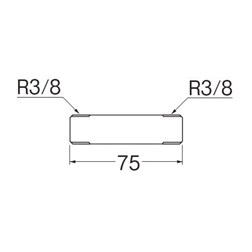 SANEI ステンレス長ニップルJTS205L-10X75 長さ75mm