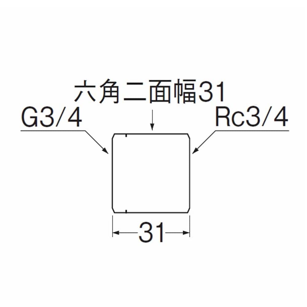 SANEI メスメスソケットT213-20 呼び20