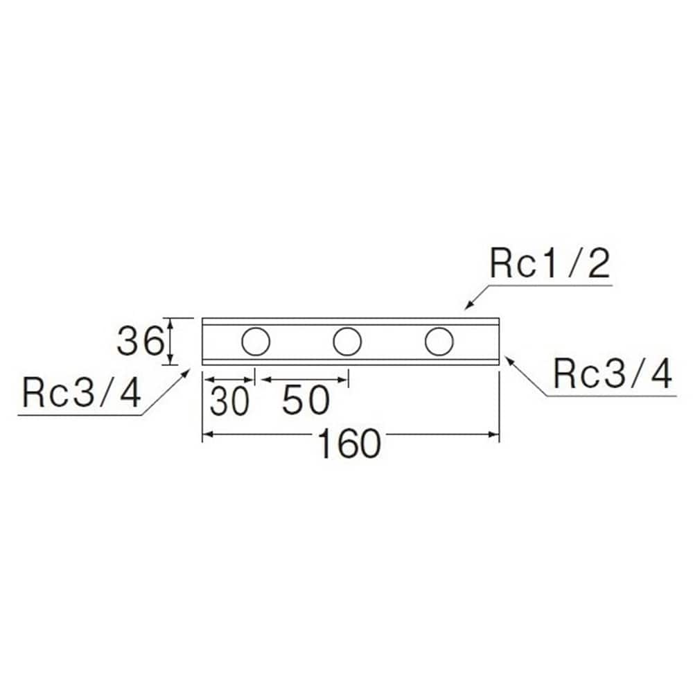 SANEI ヘッダーT671N-3-20 穴数3