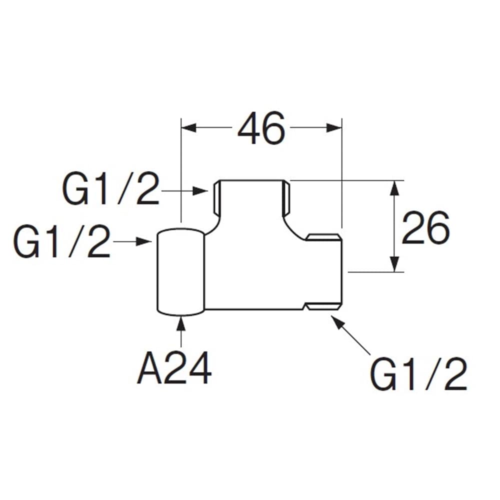 SANEI 片ナットベンリーカンチーズT6-6XB-13