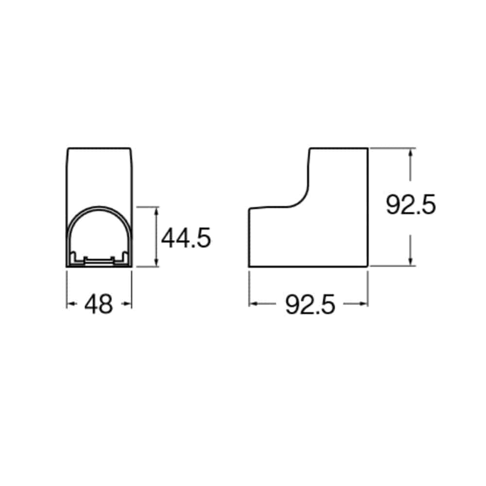 SANEI 立面インコーナー９０°R58-3CI-20 呼び20用