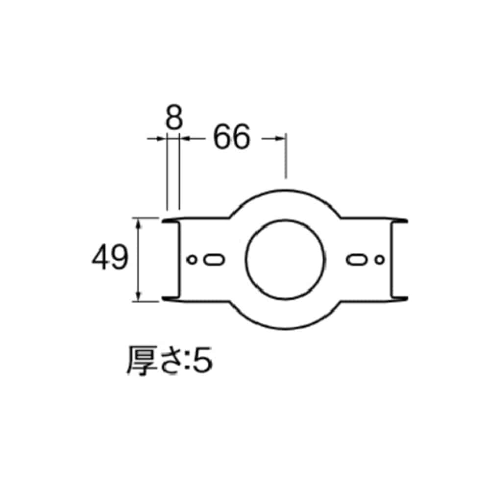 SANEI 壁貫通チーズカバー用スペーサーR58-7WF-20 呼び20用