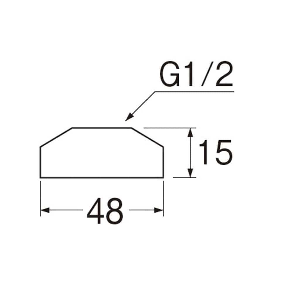 SANEI 偏心管用送り座金R531-13X15 外径48mm