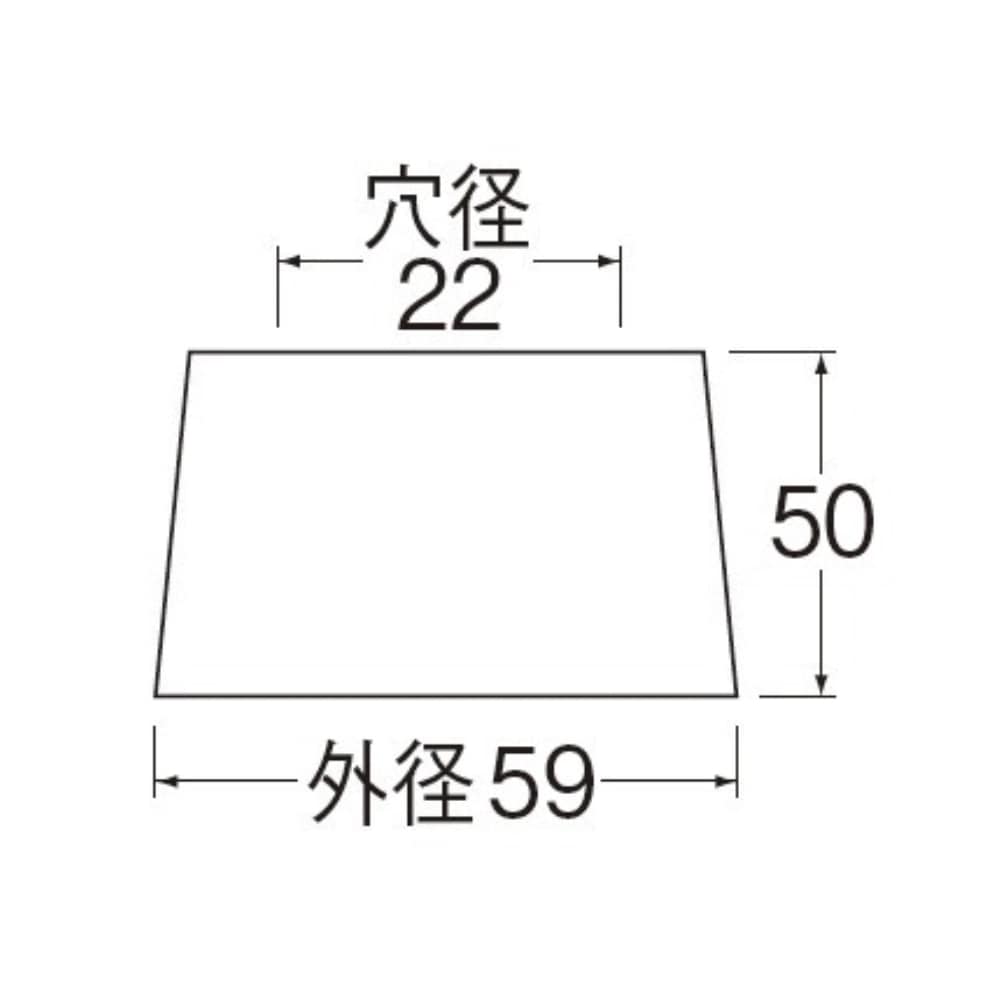 三栄水栓製作所　給水座金　Ｒ５００－１３×５０