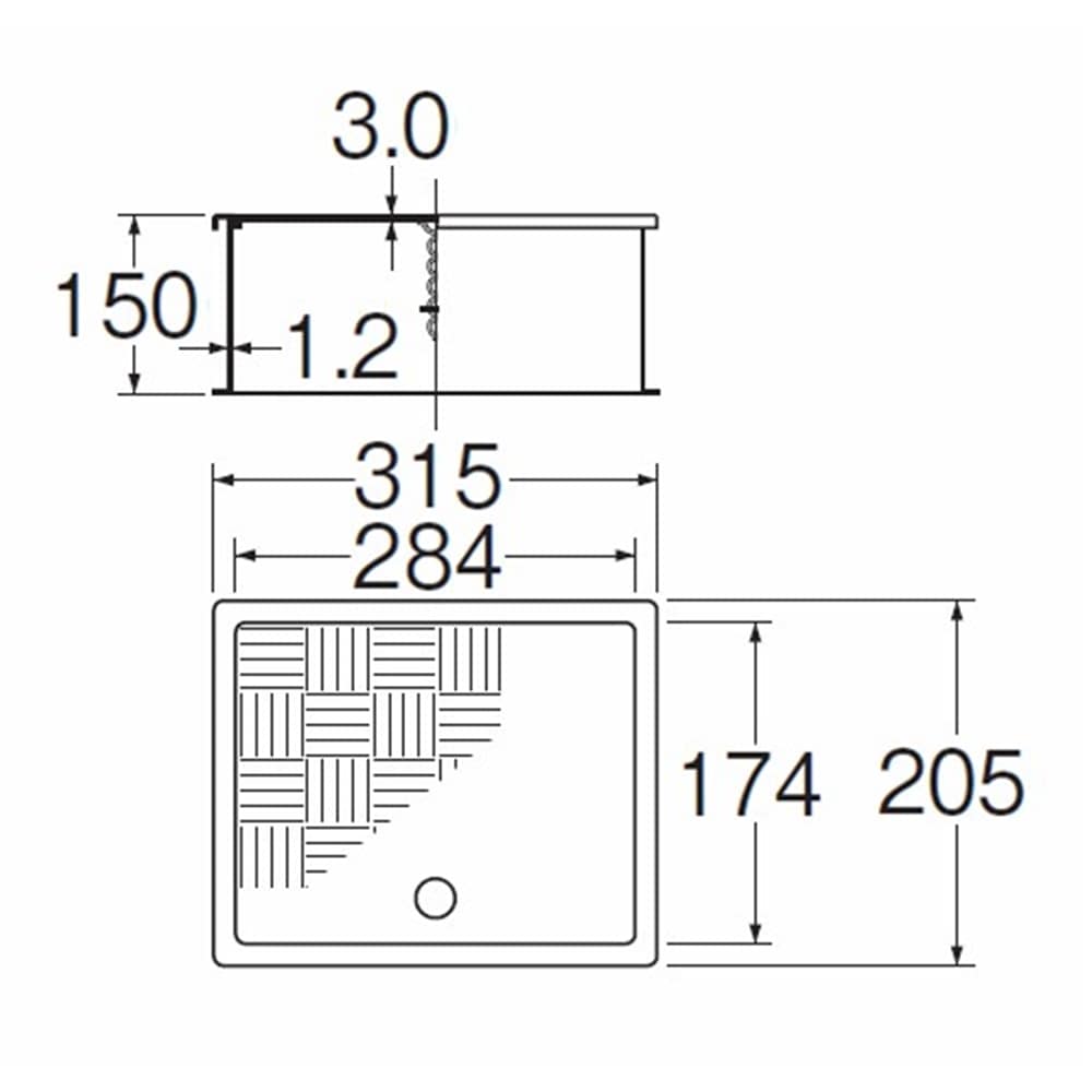 SANEI 散水栓ボックス（床面用）R81-4-205X315: 住宅設備・電設・水道用品|ホームセンターコーナンの通販サイト