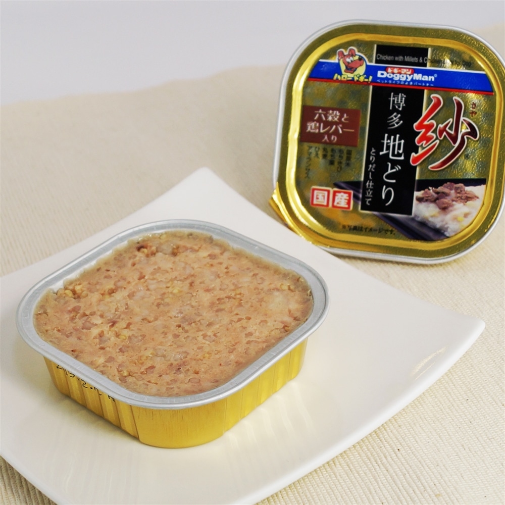 紗　博多地どり　六穀と鶏レバー入り　１００ｇ