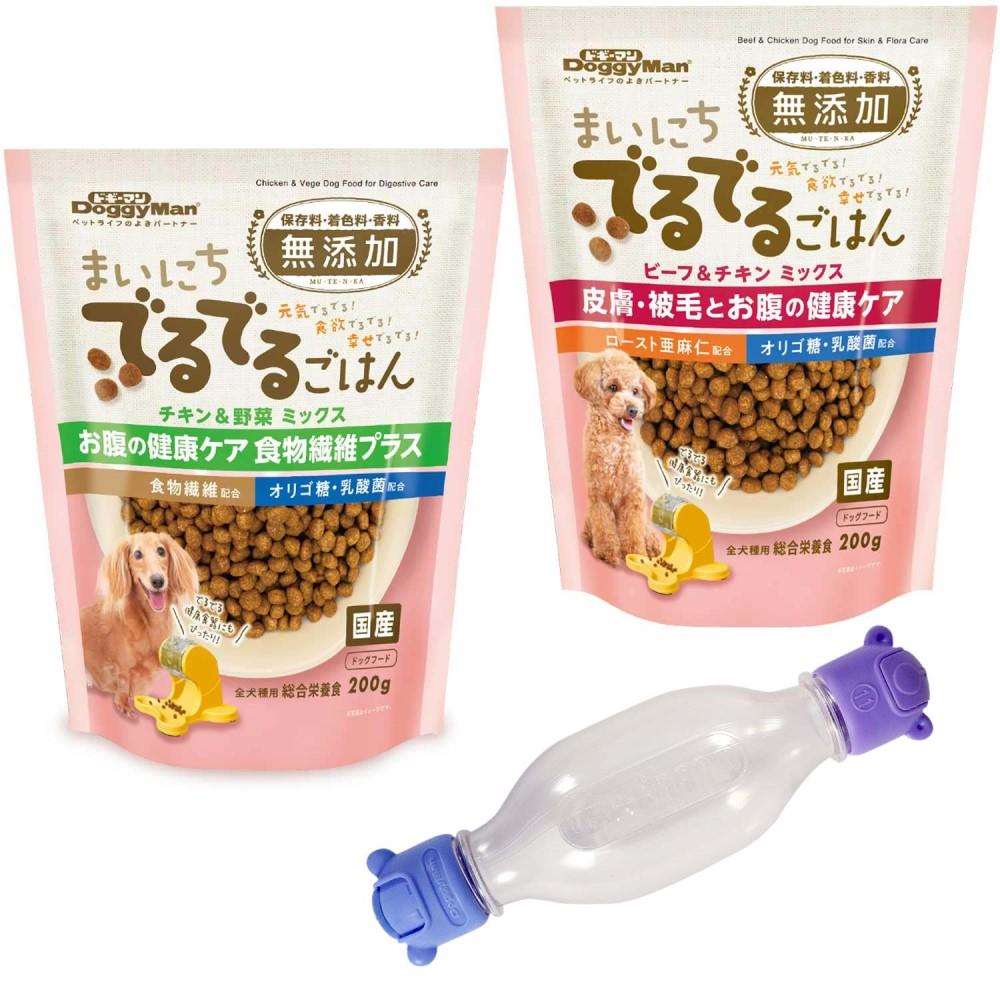 ドギーマンハヤシ　わんこのでるでるボトル　フードセット