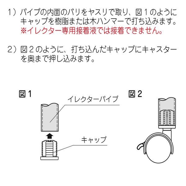 矢崎化工　イレクター　専用キャスター　JC-７５ＳＡ　ＳＴ 専用キャスター JC-75SA ST