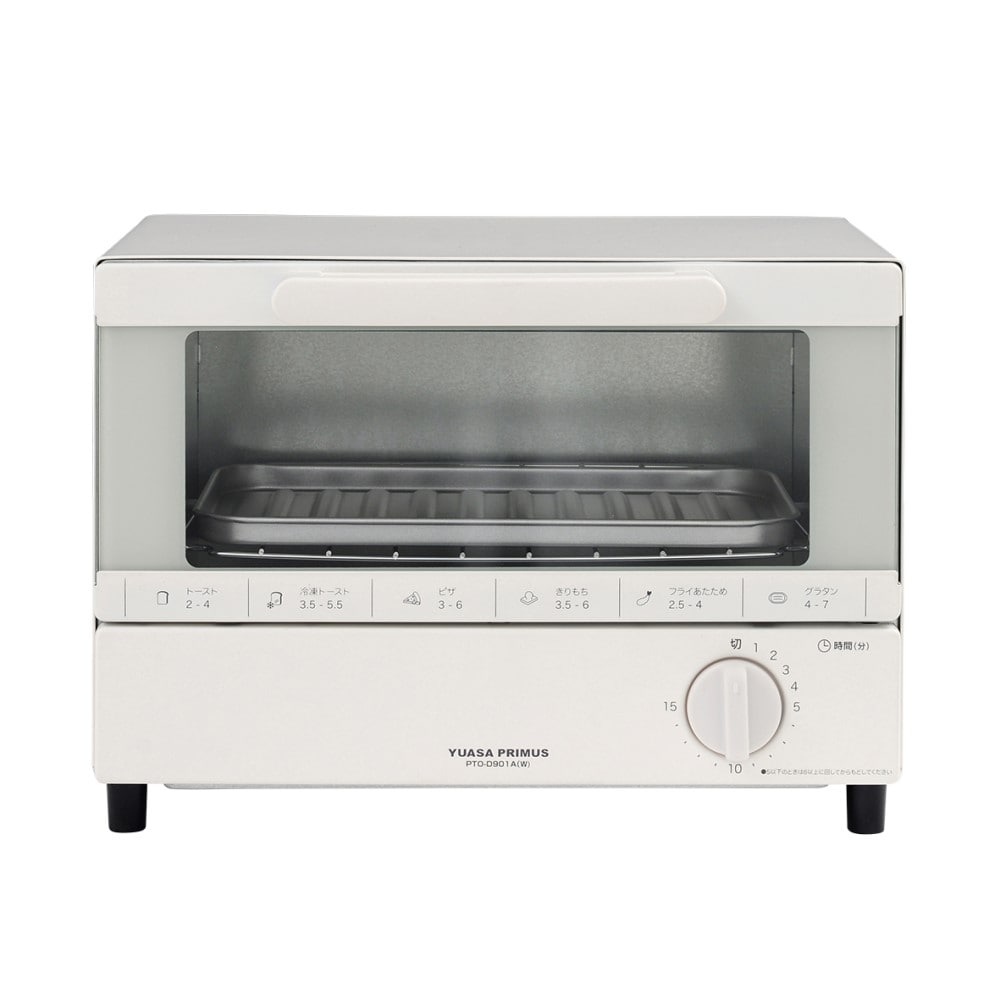 ユアサプライムス オーブントースター Pto D901a W 簡単シンプル操作 900w 食パン2枚焼き Ptod901aw 家電 照明 ホームセンターコーナンの通販サイト