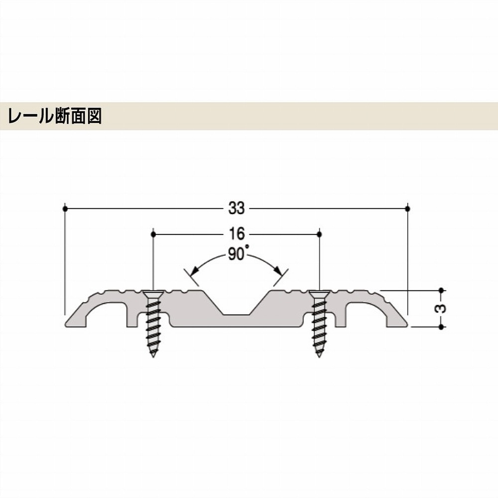 Ｖ型レベラレール ＶＨＡ－１Ｂ