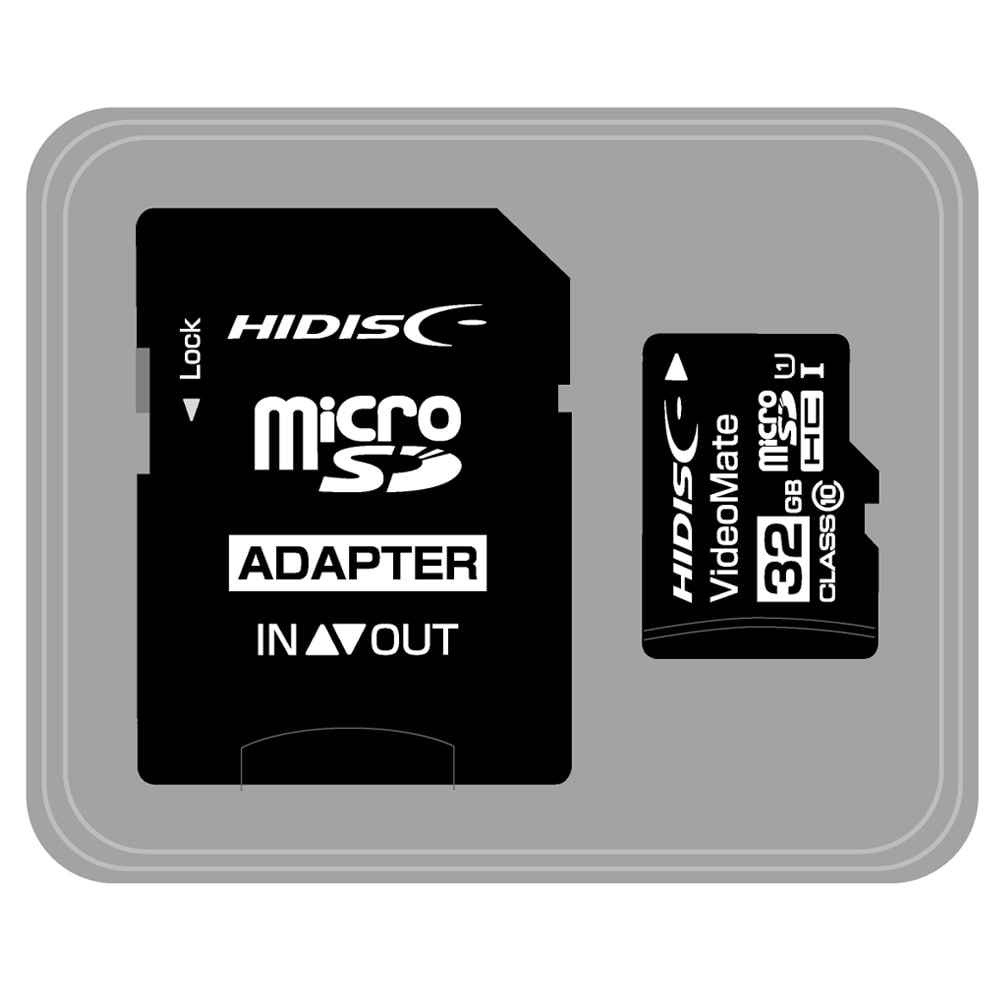 HIDISC  VideoMate microSDHCメモリーカード32GB  HDMCSDH32GCL10VM