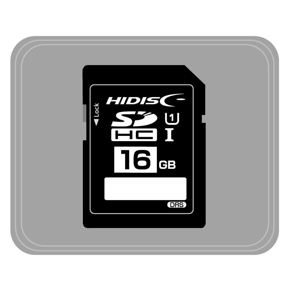 HIDISC  データ復旧サービス付きＳＤカード16GB　HDSDH16GCL10DS