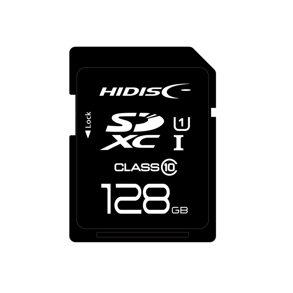 HIDISC ＳＤカード128GB　HDSDH128GCL10UIJP3