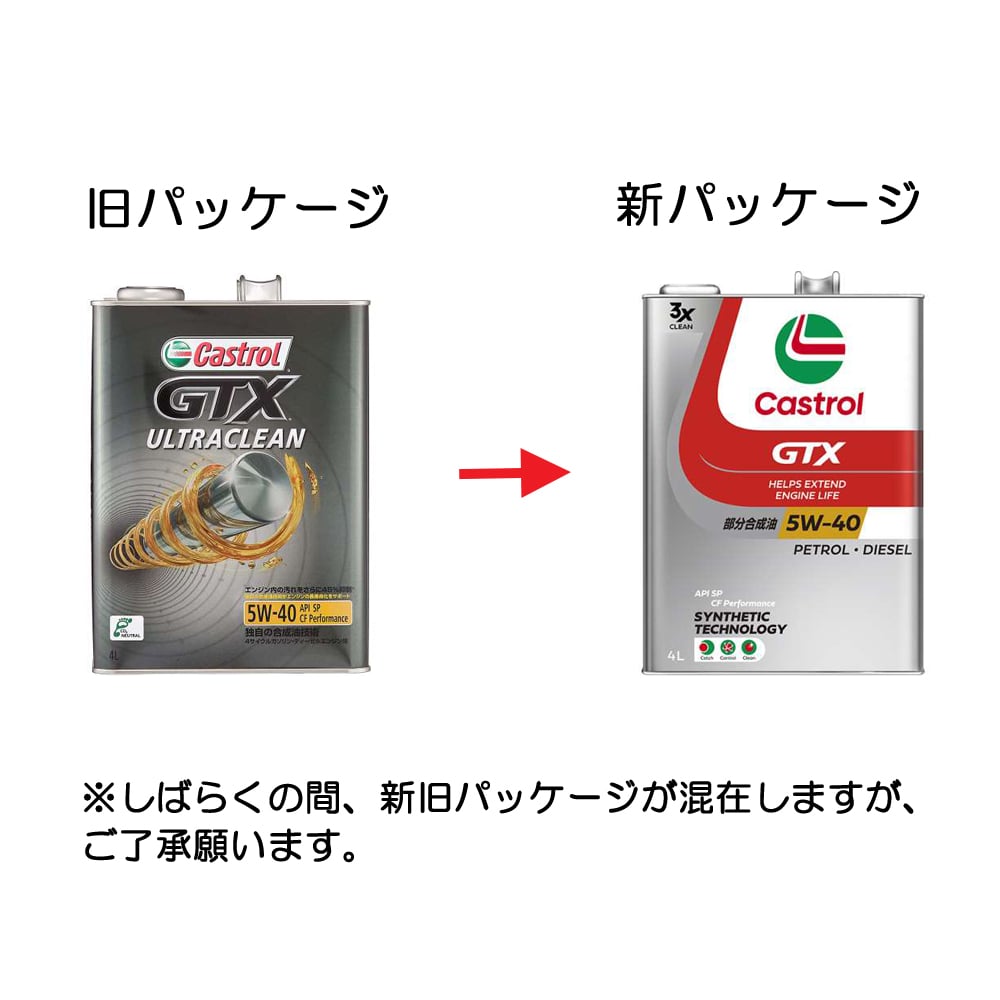 カストロール　ウルトラクリーン　５Ｗ４０　４Ｌ　ＳＰ／ＣＦ