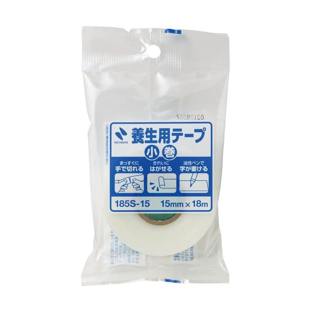 ニチバン　養生用テープ小巻　半透明　１５ｍｍ