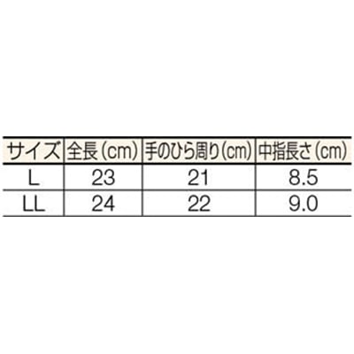 ■トラスコ中山(TRUSCO)　マジック式手袋豚本革製　ＬＬサイズ　JK-717-LL JK-717-LL