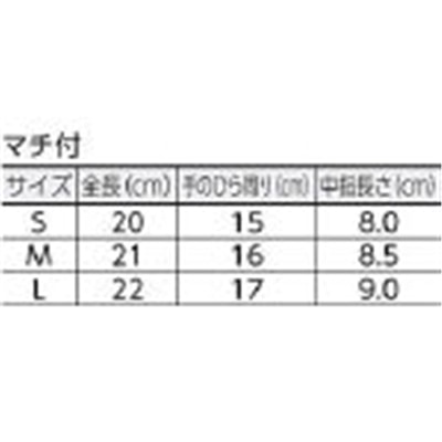 ■トラスコ中山(TRUSCO)　品質管理用スムス手袋マチ有Ｍ寸（エコノミータイプ）　DPM-110-M DPM-110-M