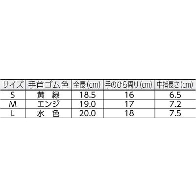 ■トラスコ中山(TRUSCO)　すべり止め手袋（片手）５０枚入　Ｍサイズ　左　TGA8-M-L TGA8-M-L