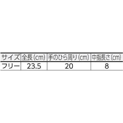 ■トラスコ中山(TRUSCO)　カラーナイロンすべり止め付軍手　赤　TCNSG-R TCNSG-R