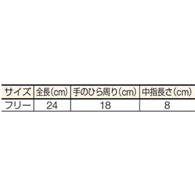 ■トラスコ中山(TRUSCO)　一般作業用すべり止め手袋厚手　１２双組　フリーサイズ　DPM-39E DPM-39E