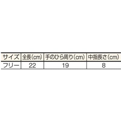 ■トラスコ中山(TRUSCO)　リサイクル手袋　＃６０　フリーサイズ　DPM-PET60 DPM-PET60