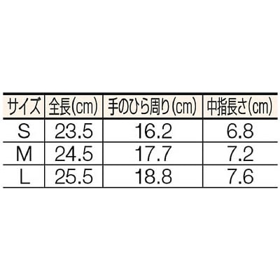 ■トラスコ中山(TRUSCO)　ウレタンフィット手袋　ロングタイプ　Ｌサイズ　TGL-298L TGL-298L