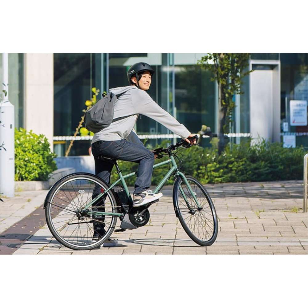 ７００C　PAS CRAIG PLUS　電動アシスト自転車　内装3段 バッテリーランプ　カーキジェイド2 カーキジェイド2