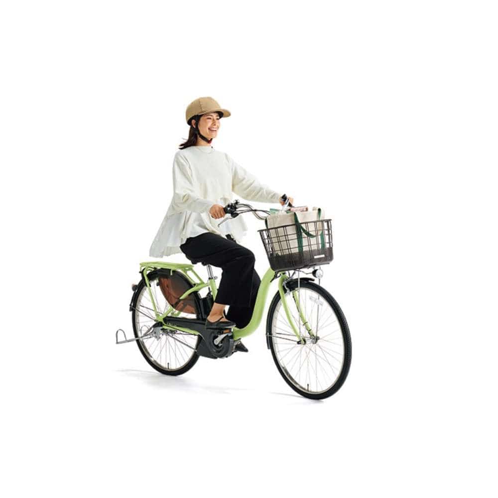 ２４インチ　PAS With　電動アシスト自転車　内装3段 バッテリーランプ　マットナチュラルブラウン マットナチュラルブラウン 24インチ
