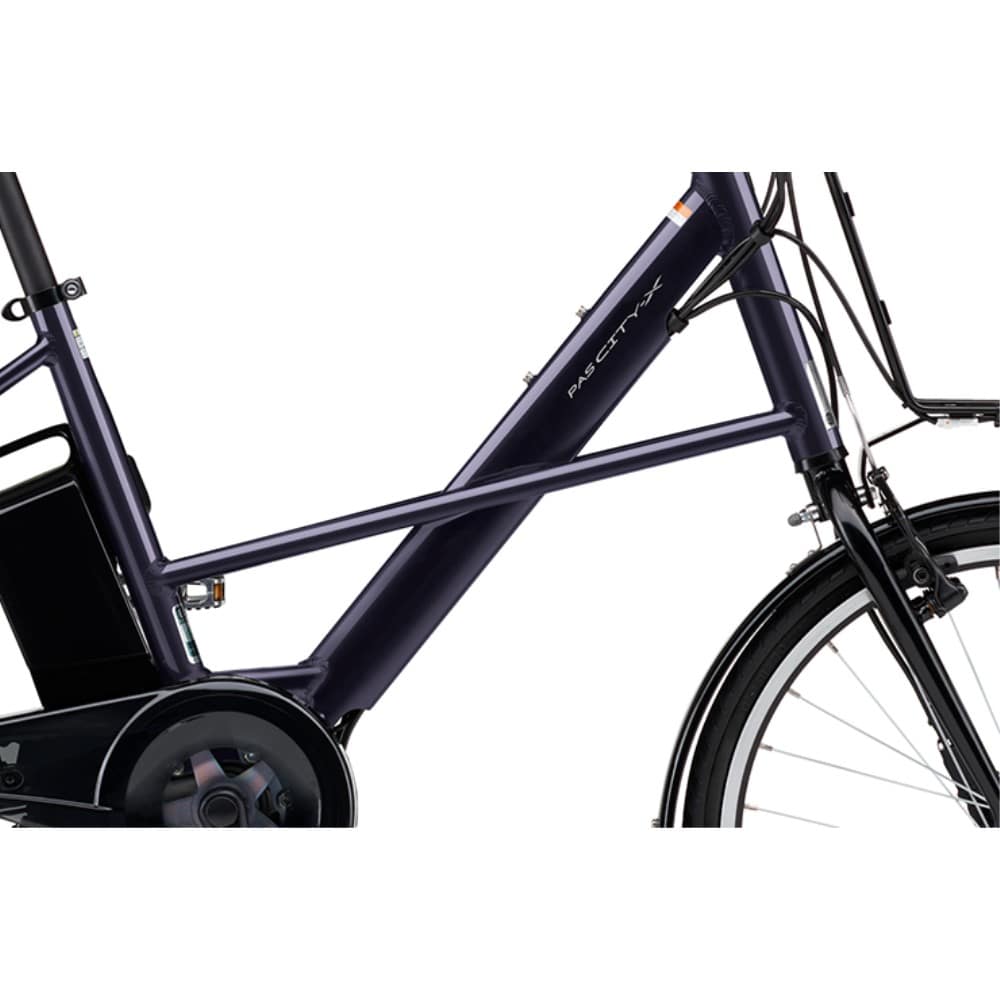 ２０インチ　PAS CITY-X　電動アシスト自転車　内装3段 バッテリーランプ　ダークアメジスト ダークアメジスト