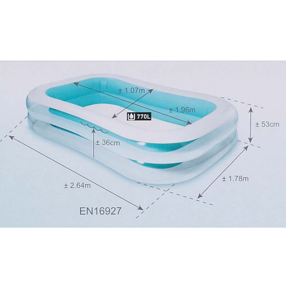 INTEX スイムセンタープール　５６４８３Ｊ　２６２×１７５ｃｍ ５６４８３Ｊ