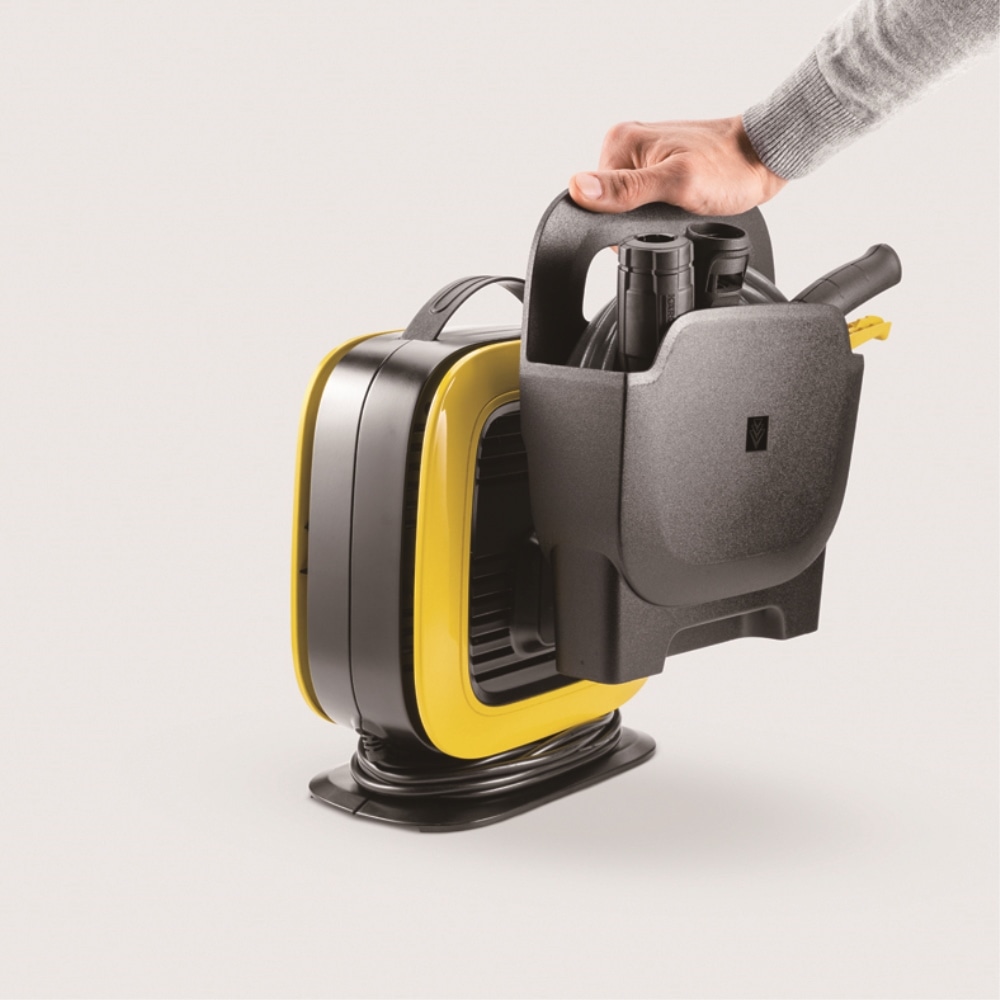 ケルヒャー（Karcher）　家庭用高圧洗浄機 K MINI +水道ホース３ｍ・フォームノズル付