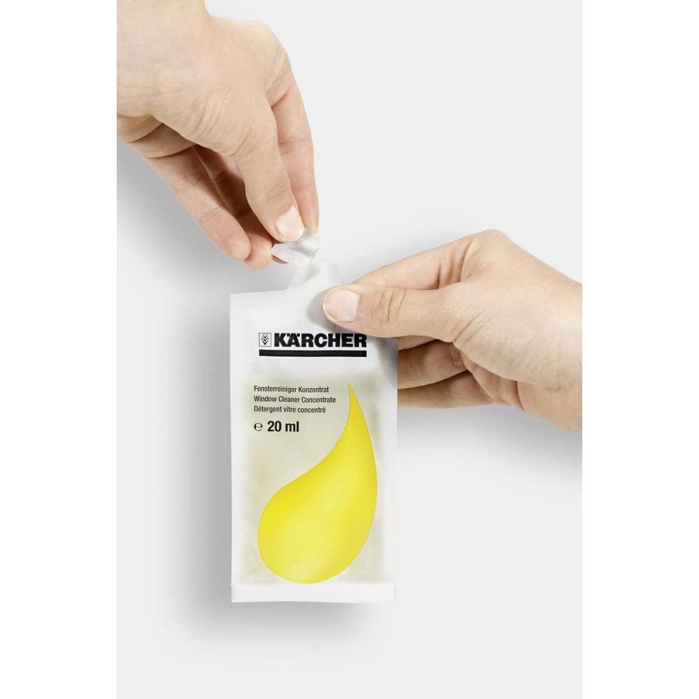 【アウトレット】ケルヒャー（Karcher） 窓ガラス用洗浄剤２０ｍｌ×４個入