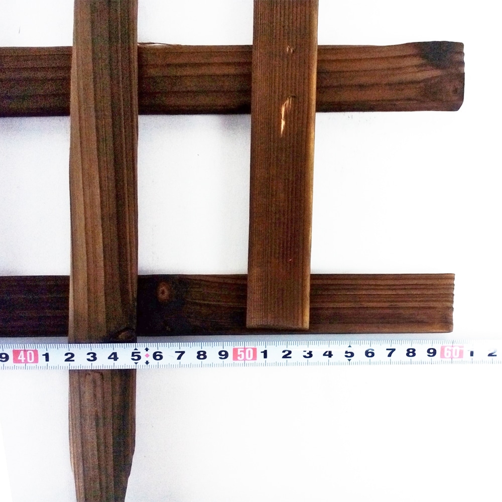 コーナン オリジナル 木製 ミニフェンス 焼き 約幅60 高さ35cm 焼き 物置 エクステリア ホームセンターコーナンの通販サイト