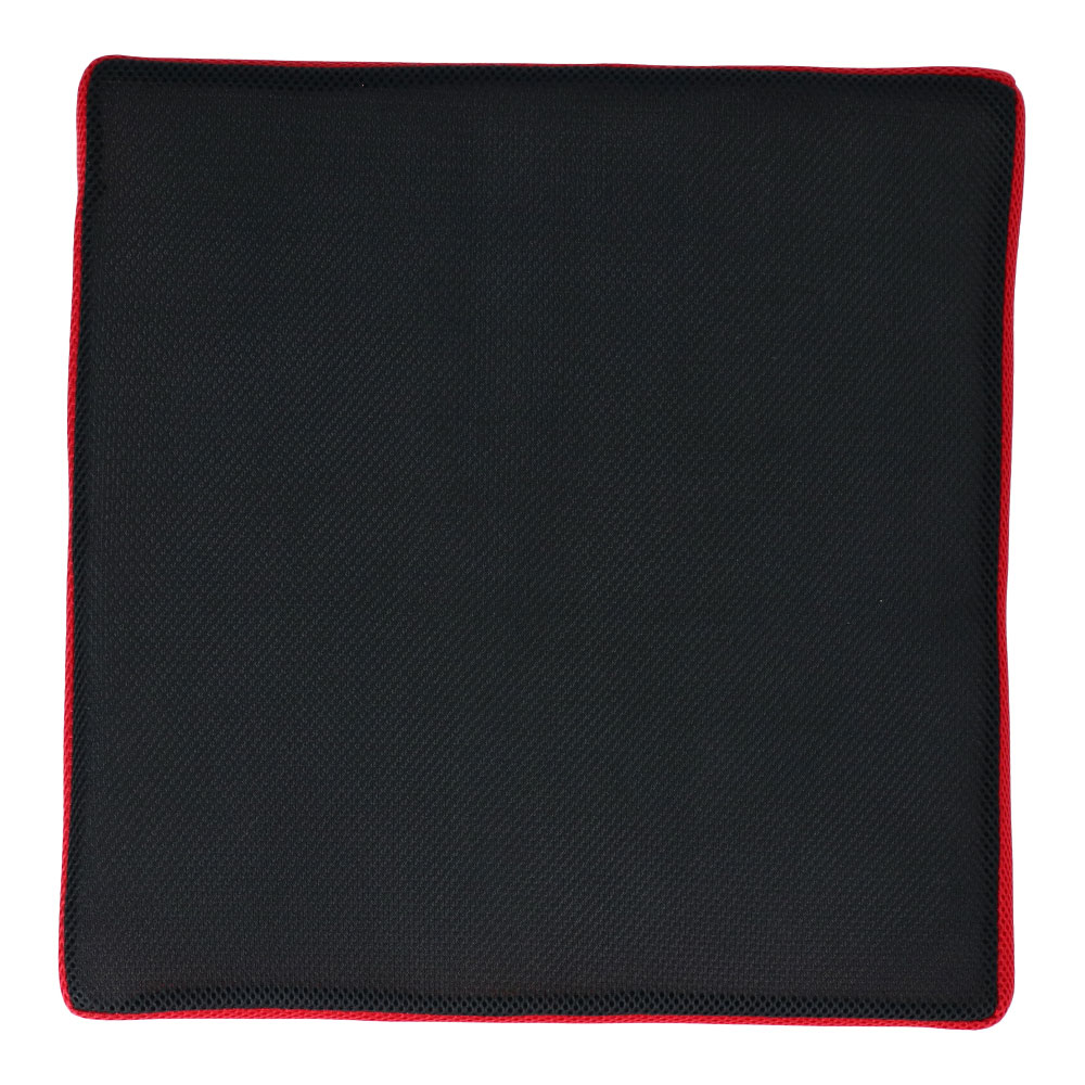 【アウトレット】シートクッション　メッシュ　ブラック　約４０×４０cm ブラック