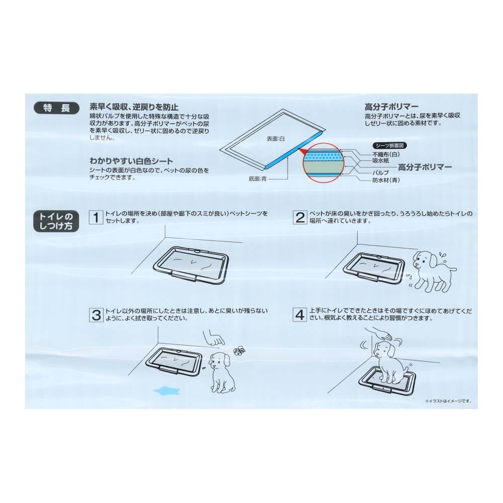 LIFELEX　ペットシーツ　ワイド　１００枚　[吸収の目安：おしっこ 4～6回] ワイド　１００枚