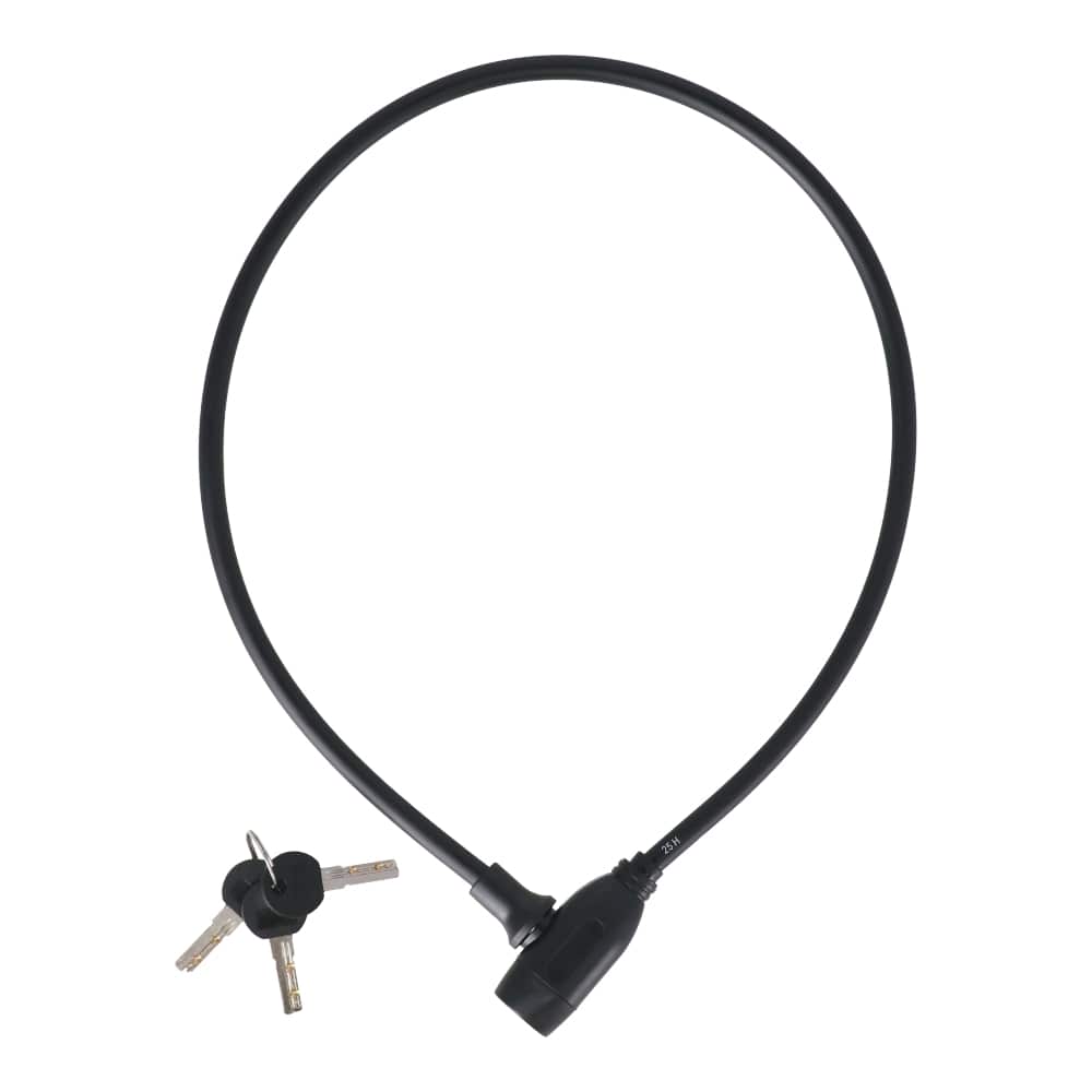 SOUTHERNPORT　ワイヤーロックディンプルキー１０ｍｍ×９０ｃｍブラック　ＳＰ２３－２５９８ １０ｍｍ×９０ｃｍ