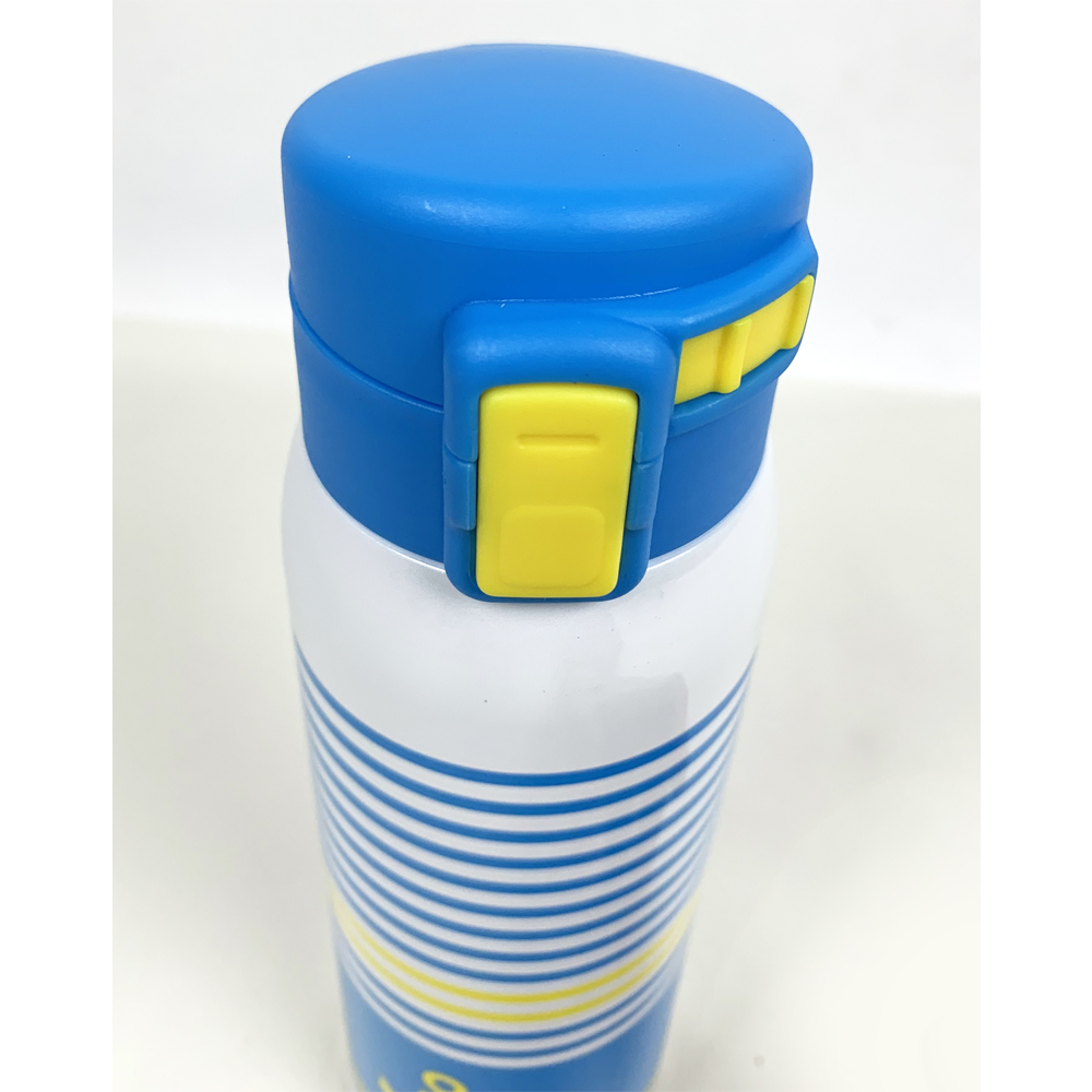 LIFELEX 軽量ボーダーボトル　480ｍｌ　マリン　ステンレス水筒 マリン