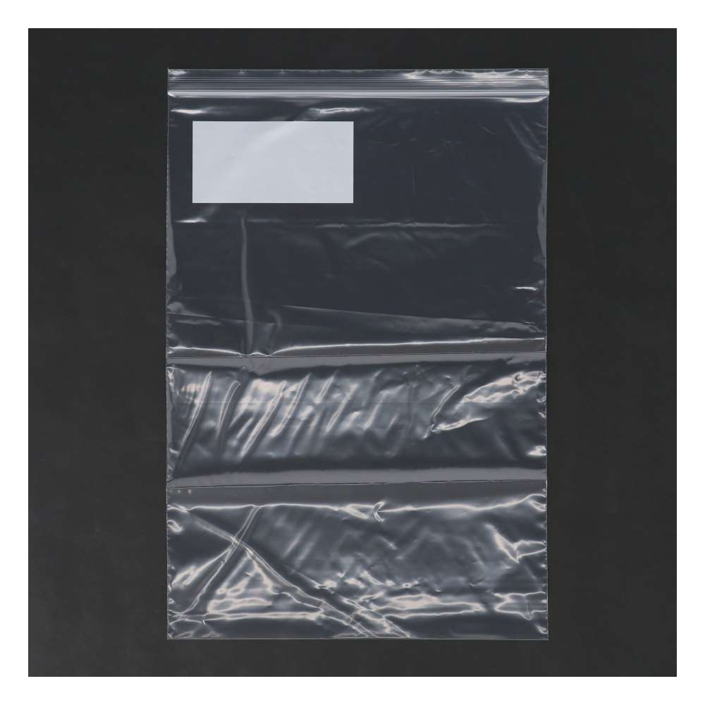 LIFELEX　シングルジッパーバッグ　Ｋ１１　６枚入　２８４０－００４Ｓ　クリア／透明（メモ欄付き） K11